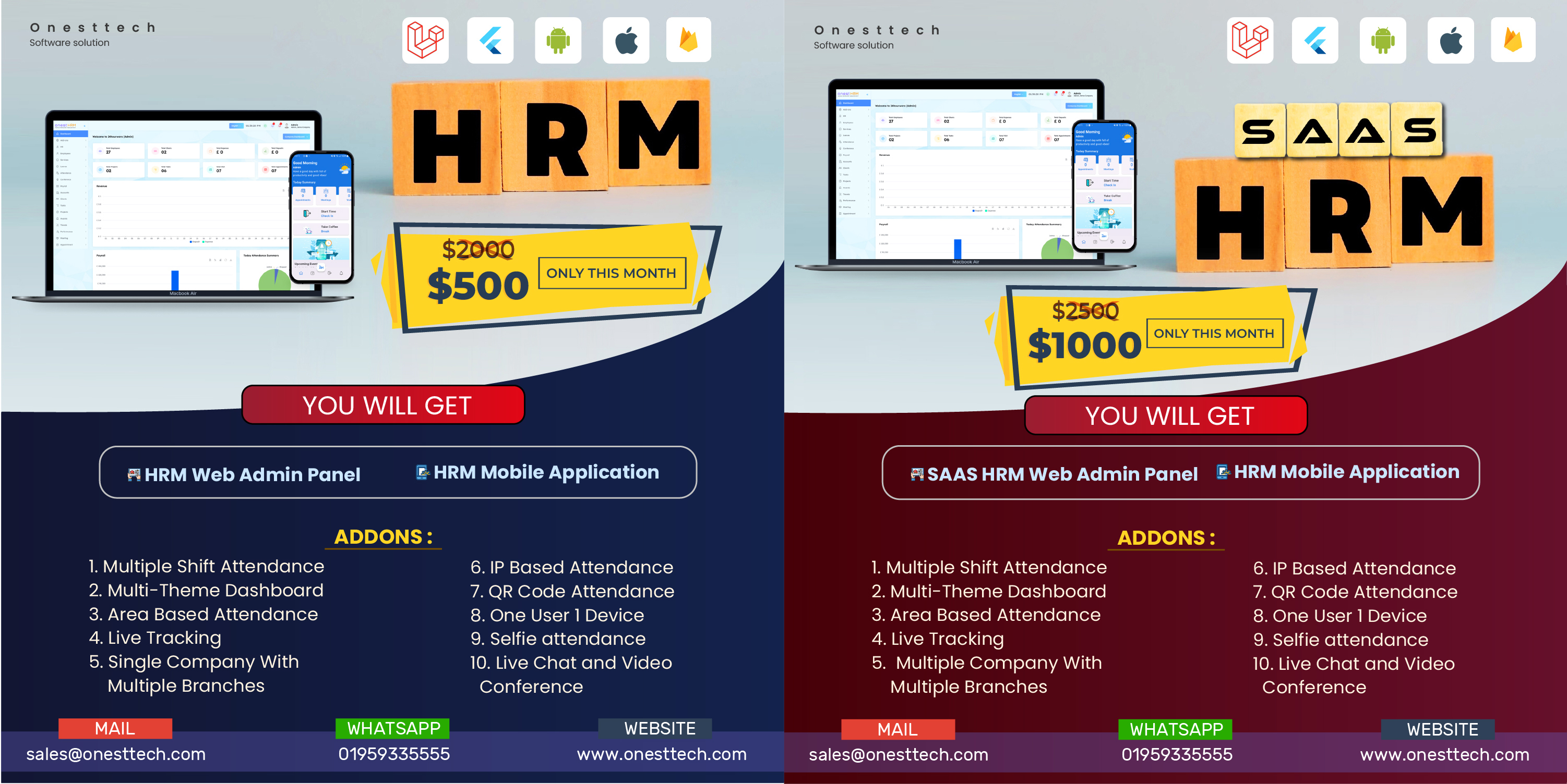 HRM with selfie attendance system - 7