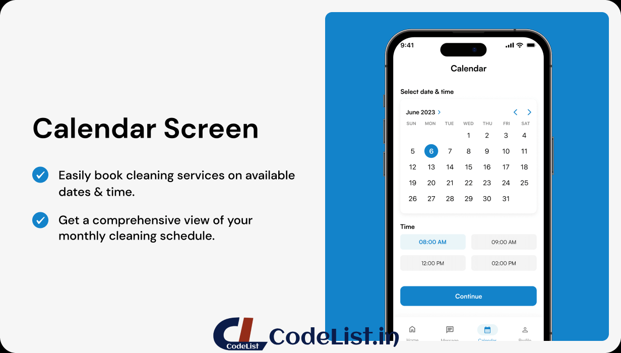 HomeCare App UI Template | Home Cleaning Service App in Flutter | CleanMaster App Template - 9