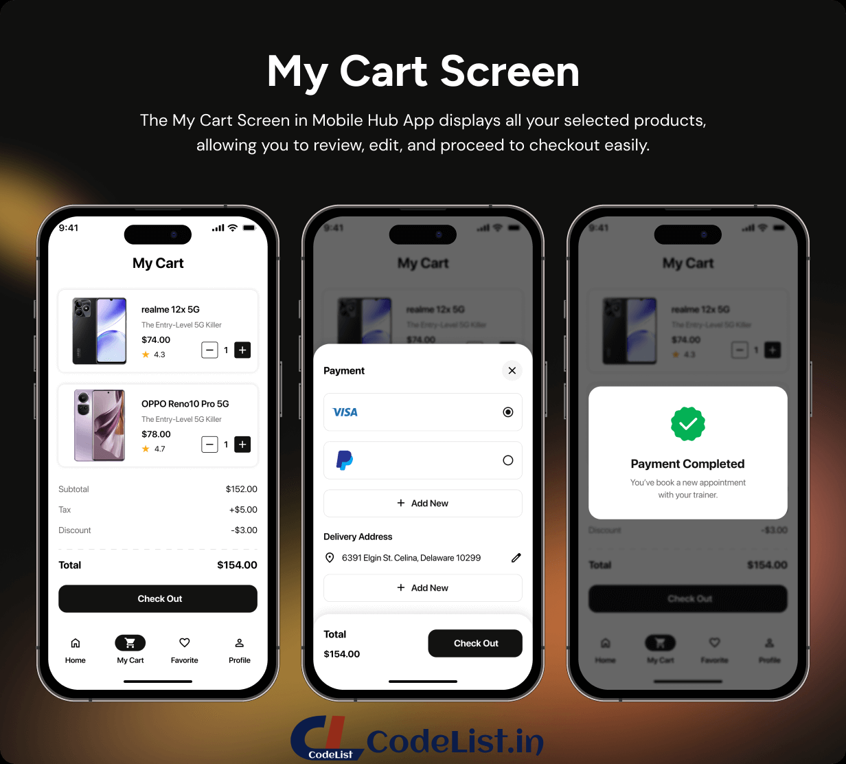 GadgetGear App UI Template | Phone Shop App in Flutter | PhoneBazaar App Template - 5