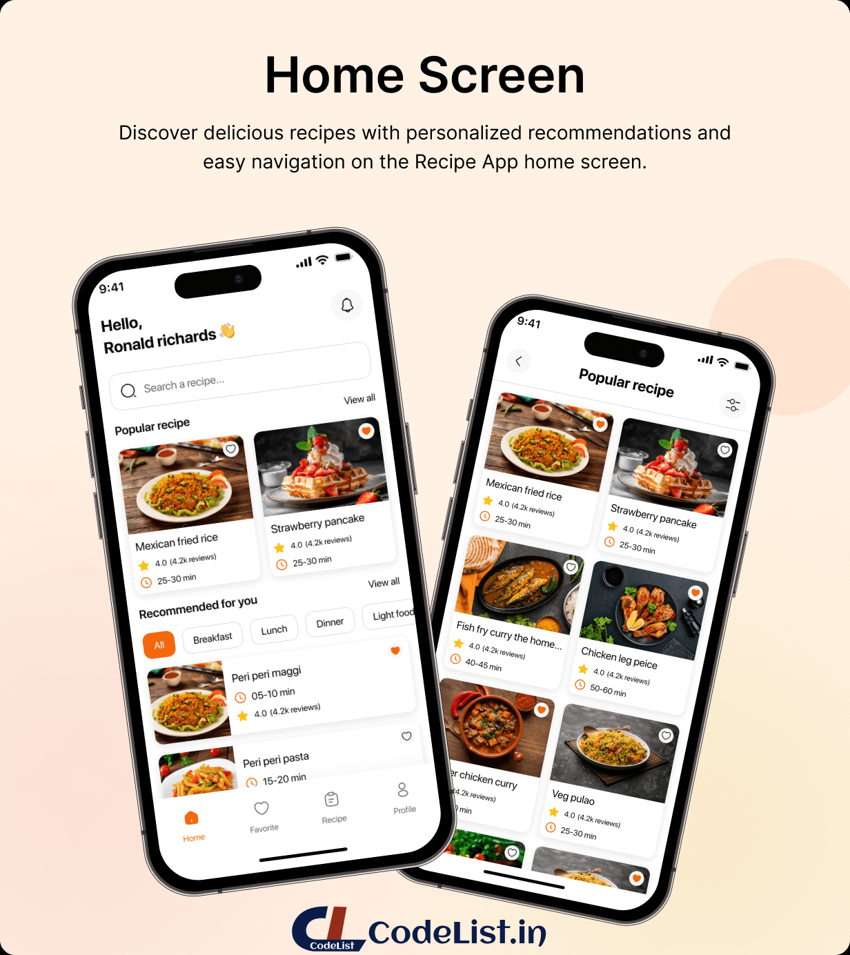 Recipe Full App in Flutter with NodeJs Backend | Cooking Guide App in Flutter - 8