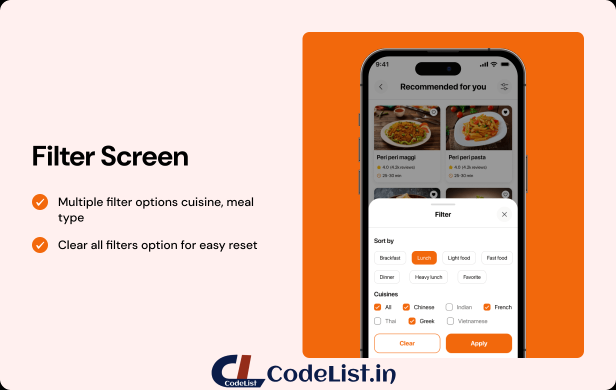 Recipe Full App in Flutter with NodeJs Backend | Cooking Guide App in Flutter - 16