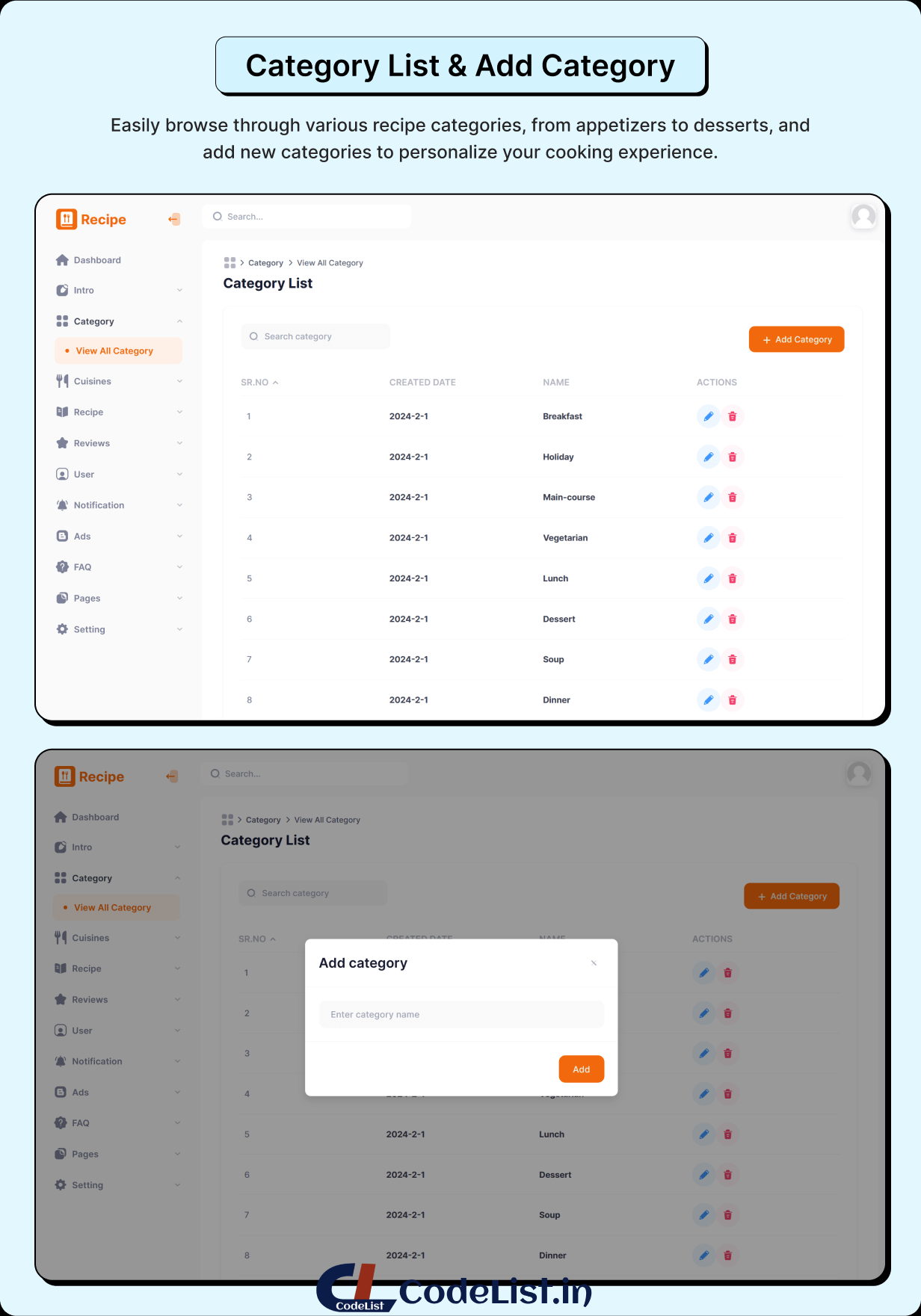 Recipe Full App in Flutter with NodeJs Backend | Cooking Guide App in Flutter - 21