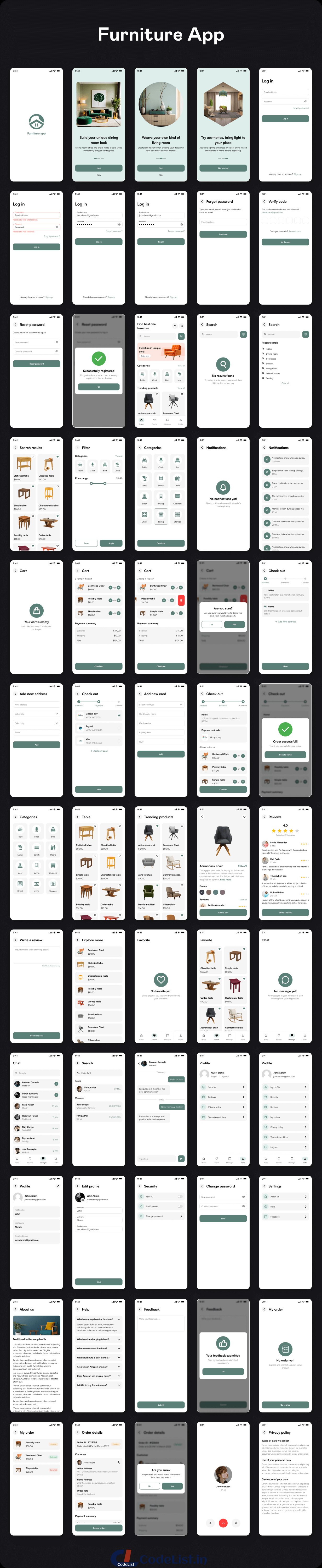 DecorEase App UI Template | Interior Design & Home Styling App in Flutter | DesignPro App Template - 14