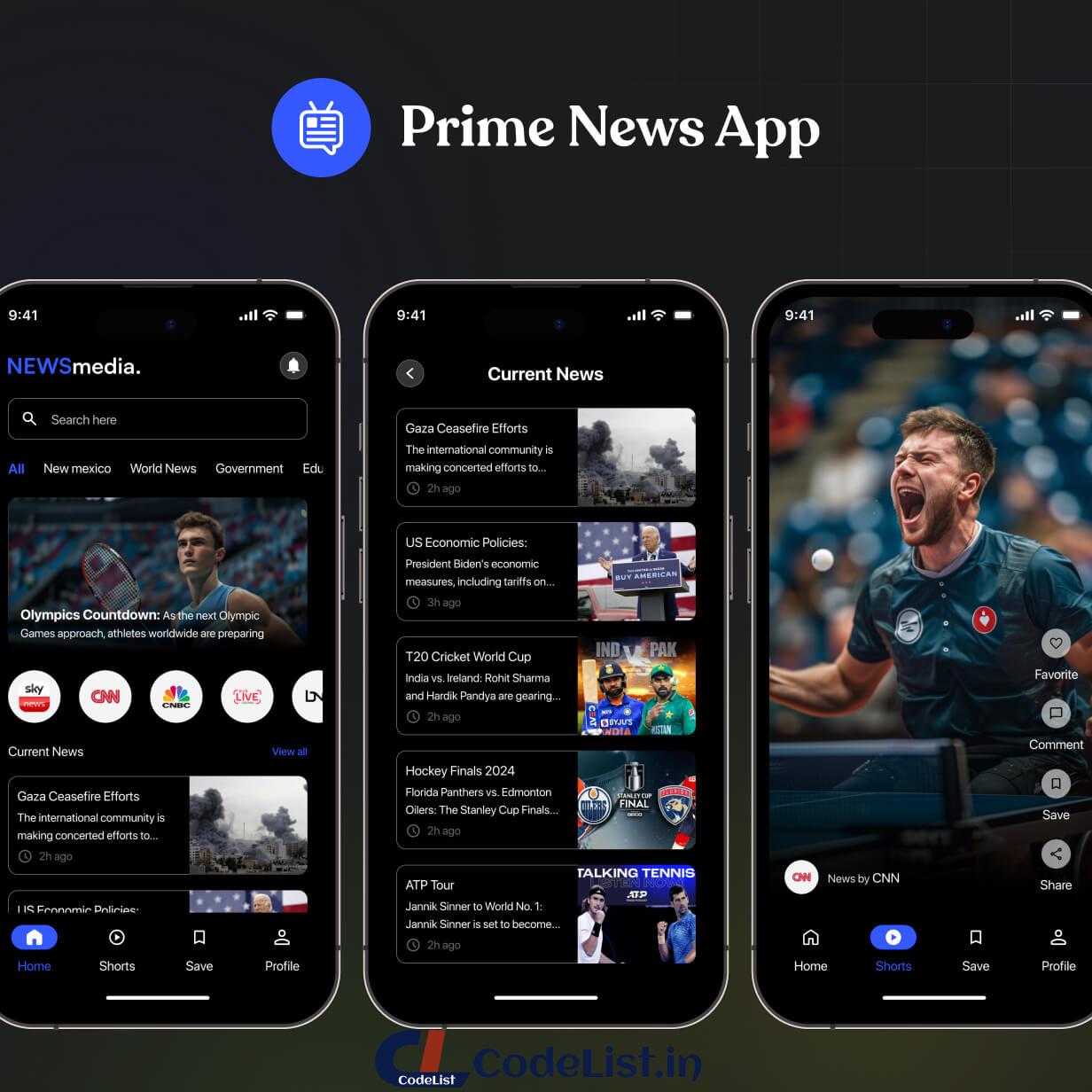 PrimeNews App UI Template | News App in Flutter | InfoHub App Template - 10