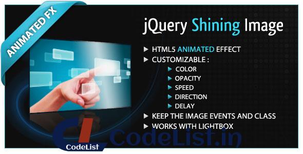 jQuery Shining Image