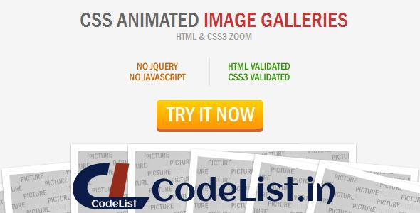 CSS Animated Image Galleries