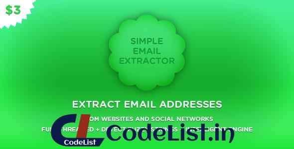 Simple Email Extractor v2.4