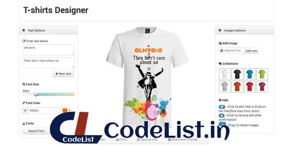 T-Shirt Designer