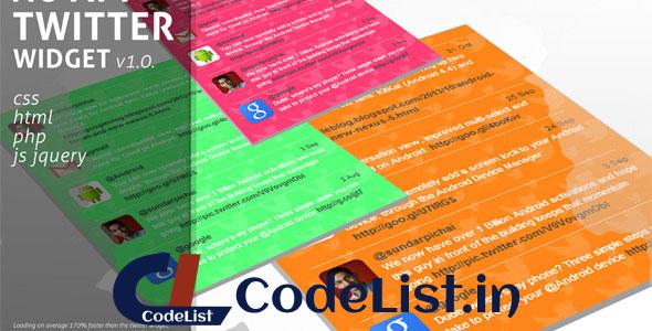 No Api Twitter Widget