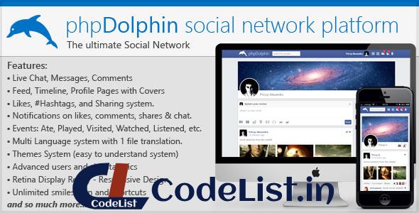 phpDolphin – Social Network Platform