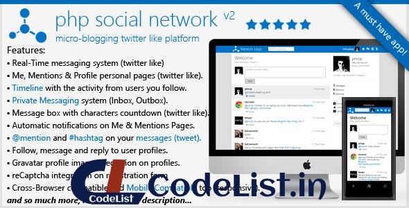 PHP Social Network Platform