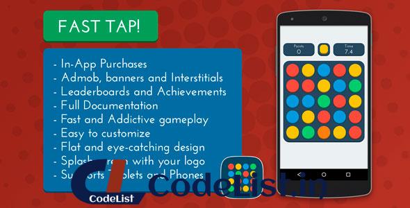 Fast Tap! – Admob + Leaderboards + IAP