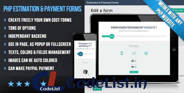 PHP Flat Estimation & Payment Forms