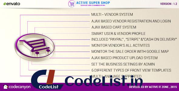 Active Super Shop Multi-vendor CMS