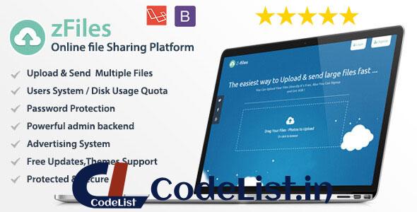 zFiles v1.0.5 – Online file Sharing Platform