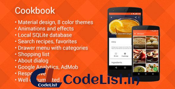 Cookbook – Recipe App for Android