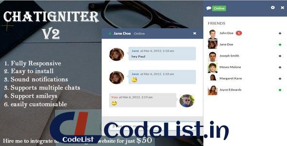 Chatigniter live chat app