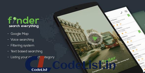 Finder android app template