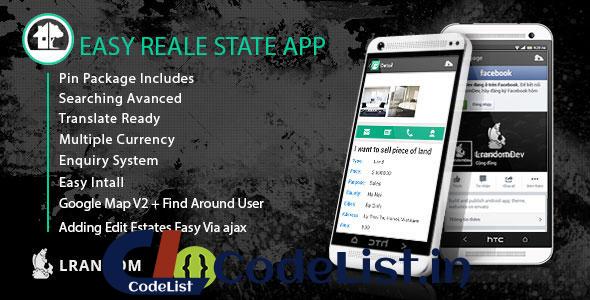 Easy Real Estate App – come with admin panel