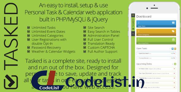 Tasked PHP Task Management