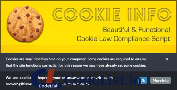 Cookie Info WP v1.4 – Cookie Law Compliance Script