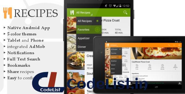 Android Recipes App