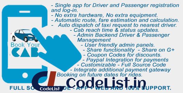 Complete App Based Cab Booking Business Solution