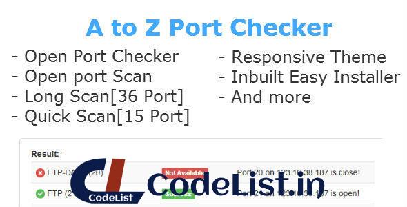 A to Z Port Checker