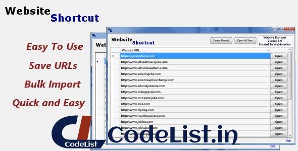 Website Shortcut Tool – Link Manager