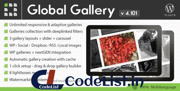 Global Gallery – WordPress Responsive Gallery