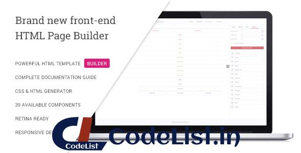 VSBuilder – Pure HTML and CSS Page Builder