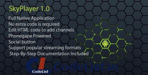 SkyPlayer (Android TV/Radio player)