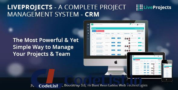 LiveProjects v3.0 – Complete Project Management CRM