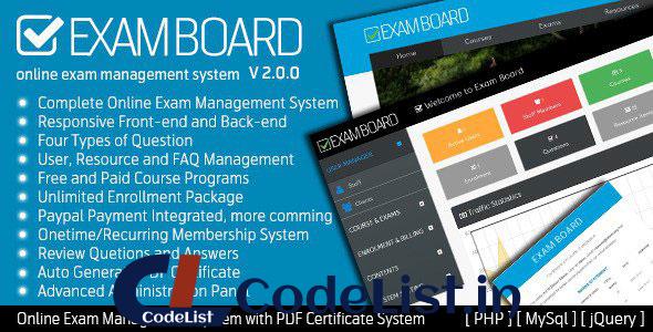 Exam Board – Online Exam Management System