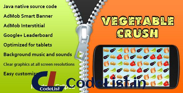 Vegetable Crush with AdMob and Leaderboard