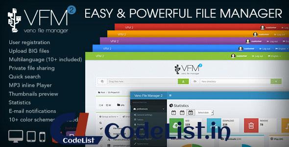 Veno File Manager v2.6.3 – host and share files