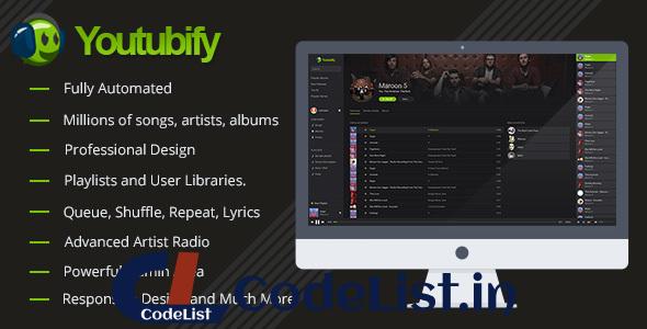 Youtubify v1.4 – Youtube Music Engine