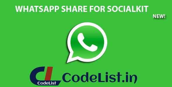 Whatsapp Share For Socialkit