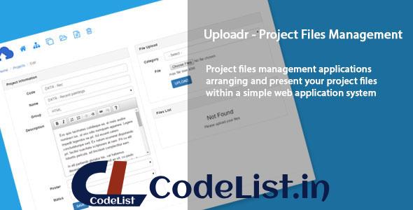 Uploadr – Project files management