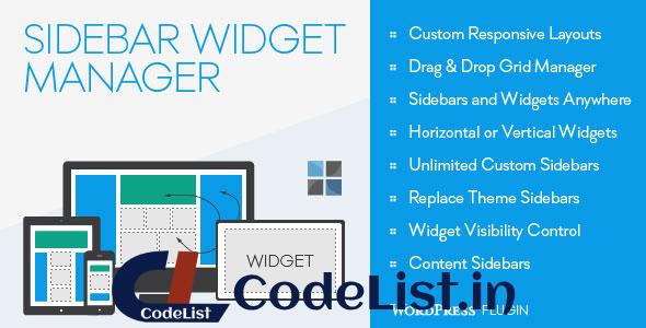 Sidebar & Widget Manager for WordPress v3.1.6