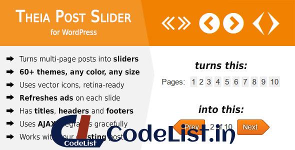 Theia Post Slider for WordPress v2.1.4