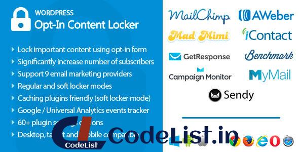 Opt-In Content Locker for WordPress v2.62