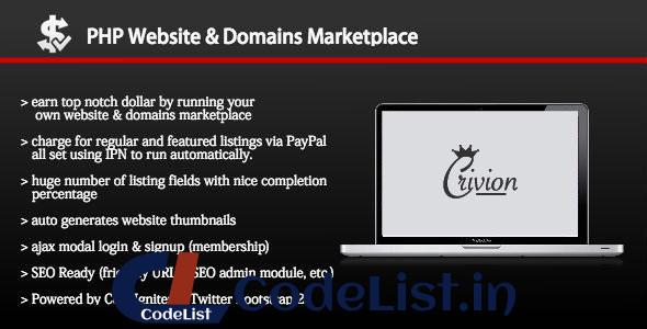 PHP Website and Domains Marketplace v1.8