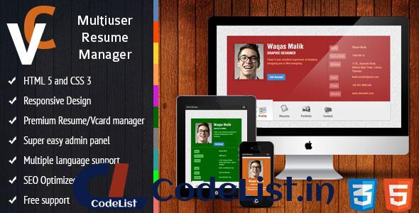 Premium – Multiuser Resume Manager