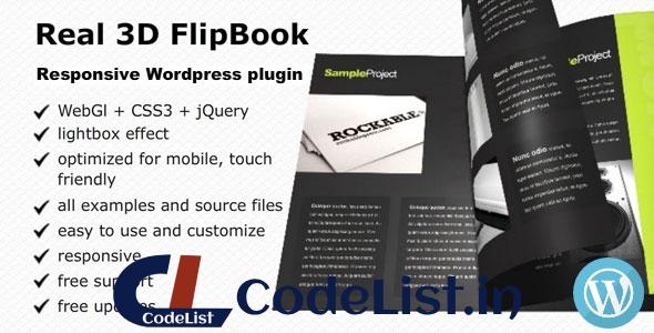 Real 3D FlipBook v2.9.6 – WordPress Plugin