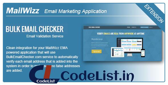 MailWizz EMA integration with BulkEmailChecker.com