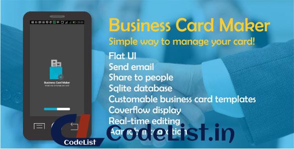 Business Card Maker with Admob