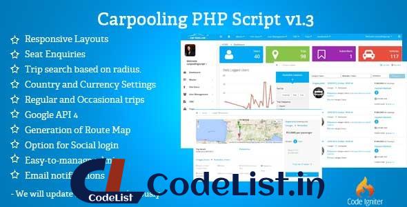 Carpooling / Ridesharing Script