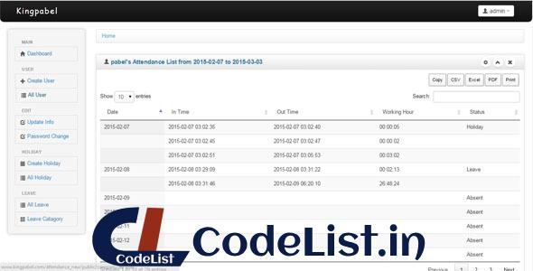 Attendance Management System