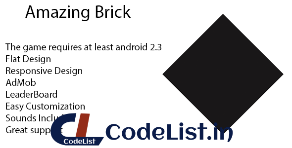 Amazing Brick Template AdMob + leaderboard